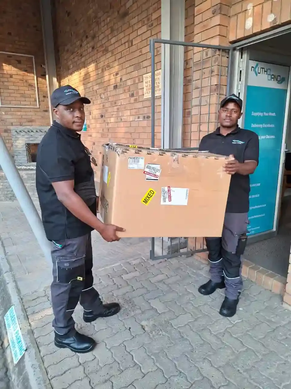 Nkuthobano operations team on site